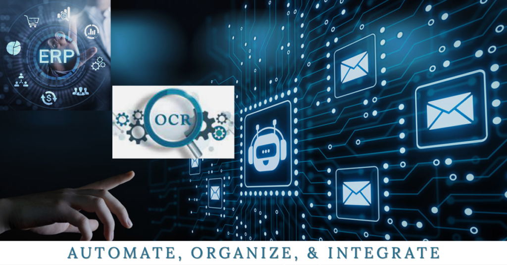 Automate, organize and integrate: OCR, ERP and email data flowing into one connected system