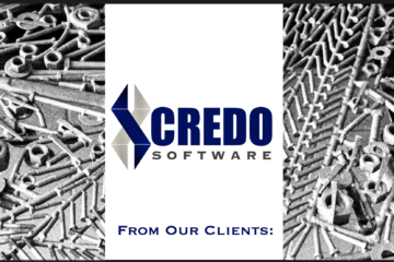 Logos of Credo Software manufacturing and community clients
