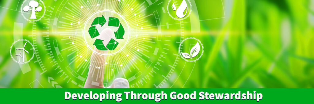 Credo climate pledge and environmental policy banner